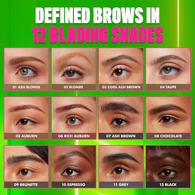 NYX PROFESSIONAL MAKEUP Blade & Shade Brow Pencil, Nano Mechanical Eyebrow Pencil, Up to 16HR Make Up Wear - Espresso