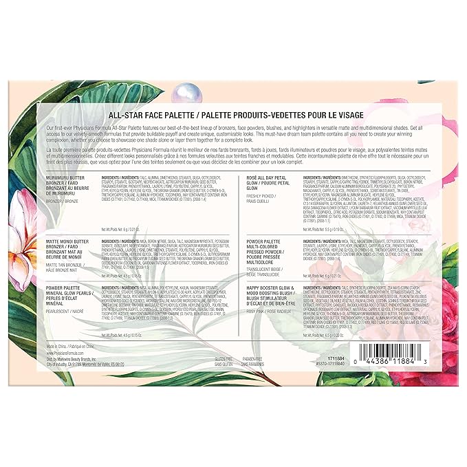 Physicians Formula All-Star Face Palette, Velvety-Smooth Buildable &