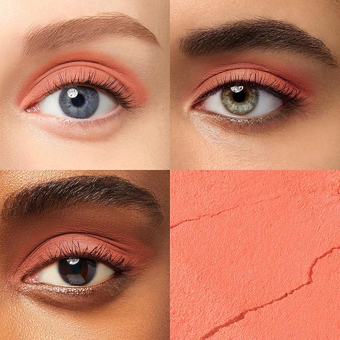 Julep Eyeshadow 101 Cream-to-Powder Waterproof Shadow Stick – Papaya Matte – Long-Lasting, Crease-Proof, Soft Peachy-Orange Matte Cream Eyeshadow with Built-in Smudger