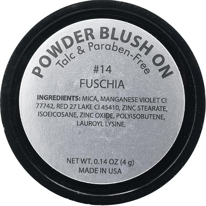 Hot Pink Bright Fuchsia Magenta Rouge Blush Pressed Cruelty Free 4 G