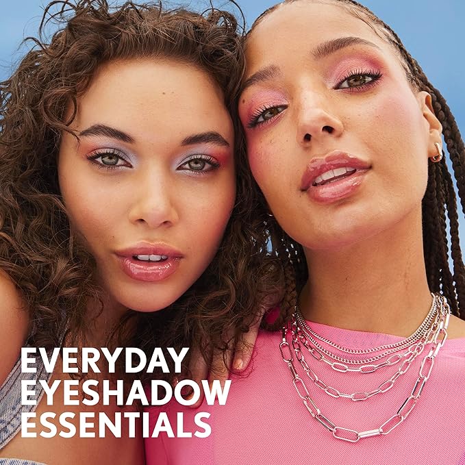 COVERGIRL Eye Enhancer, Bellini Spritz, Eyeshadow Quad, Easy to Wear, Clean & Vegan, Talc-Free, Matte & Shimmer Finishes, Smudge-Proof, 0.19oz