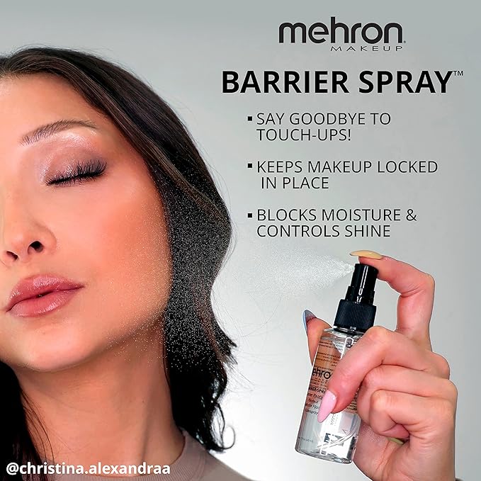 Mehron Makeup Barrier Spray | Setting Spray for oz () 29 ml