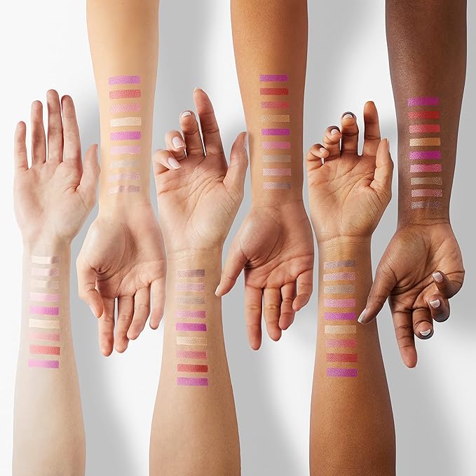 Nicole Miller Lip Gloss Collection Shimmery Glosses for Women and Girls Long Lasting Color Set with Rich Varied Colors, Peach, 10 Count (Pack of 1)