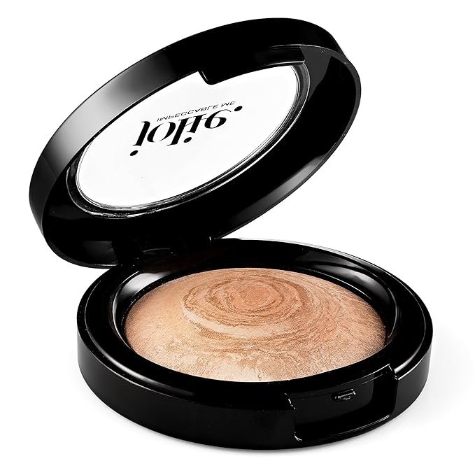 Jolie Marbleized Baked Finishing Powder Bronzer, Highlighter (S