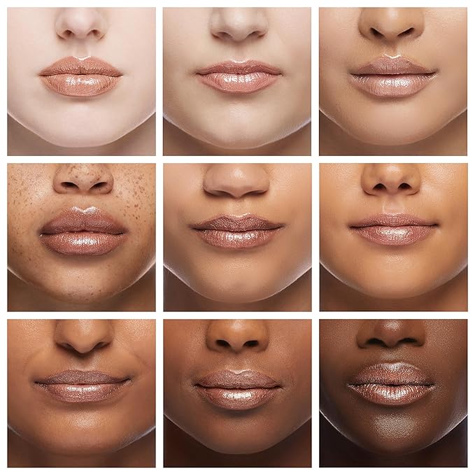 Ruby Kisses Lip Gloss Butter Bomb Gloss Non-Sticky Lip Gloss Vitamin E Natural Nude Lip Makeup - 7.8mL (0.26 US fl.oz) (Champagne)