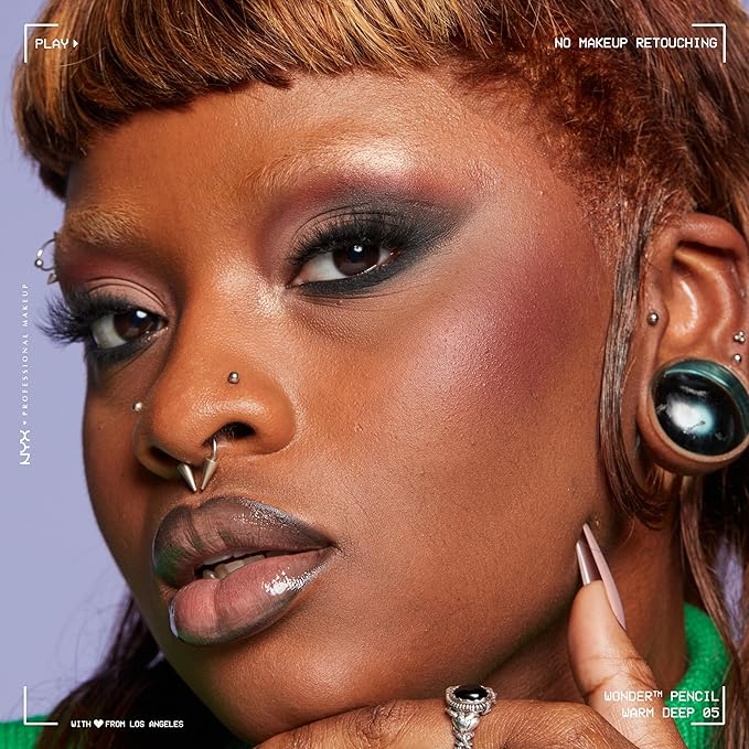 NYX PROFESSIONAL MAKEUP Wonder Pencil, Multi-Use Micro Highlighter & Concealer Stick - Warm Deep