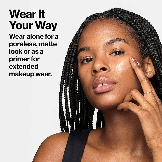 Revlon ColorStay Grip Primer, Mattifying, Blurring & Oil Absorbing Face Makeup, Absorbs Sebum, Blurs Imperfections and Reduces Pore Appearance, 1 Fl Oz