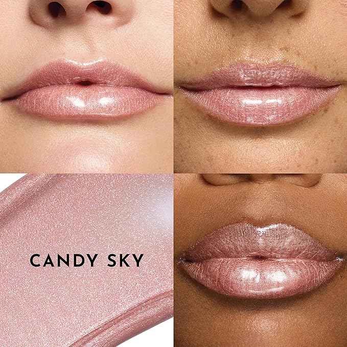 Forget the Filler Lip Plumping Line Smoothing Gloss - Candy Sky - Premium Volumizing Lip Gloss with Natural Ingredients Designed to Plump, Firm, and Hydrate Lips 0.11 oz