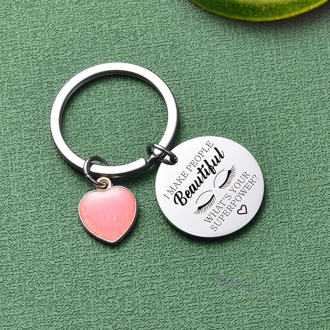 Lashes Keychain Lashes Girl Gift Eyelashes