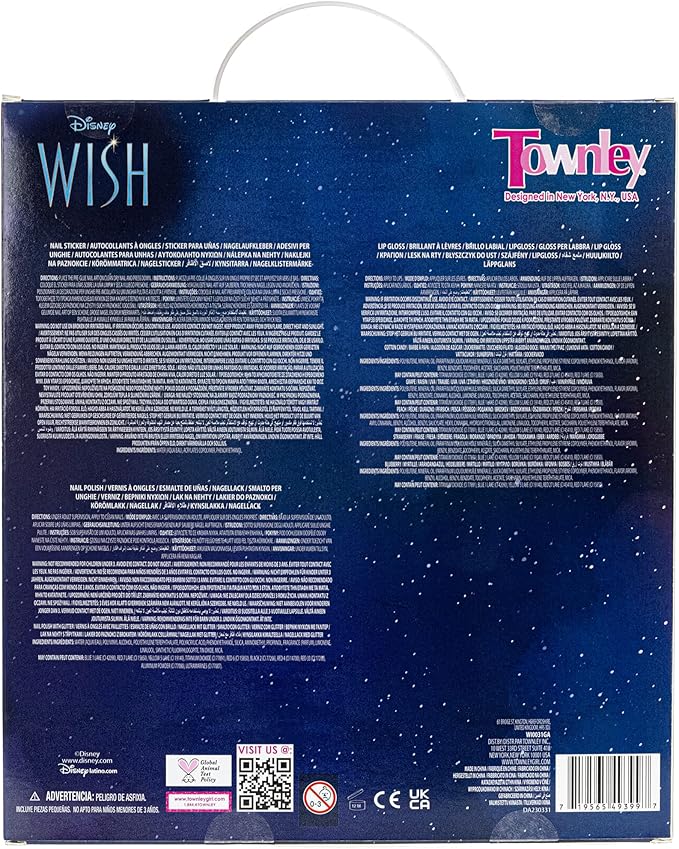 Disney Wish Sparkly Cosmetic Makeup Set for Girls