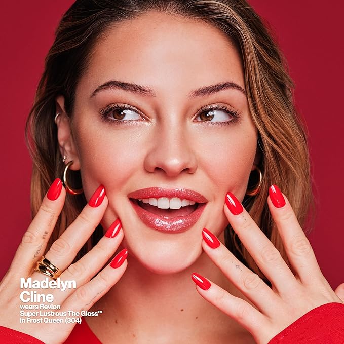 Revlon Super Lustrous Lip Gloss, Non-Sticky, Hydrating, High Shine Finish, 240 Fatal Apple, 0.13 oz