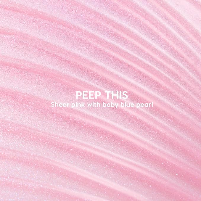 ColourPop x Toy Story Ultra Glossy Lip Gloss - High-Shine, Non-Sticky & Hydrating Lip Gloss with a Flexible Paddle Applicator - Sheer Pink with Baby Blue Pearl Finish - Peep This (0.12 oz)