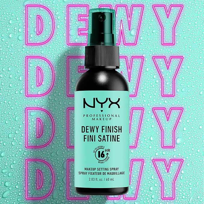 NYX PROFESSIONAL MAKEUP Makeup Setting Spray, Dewy Setting Up Wear