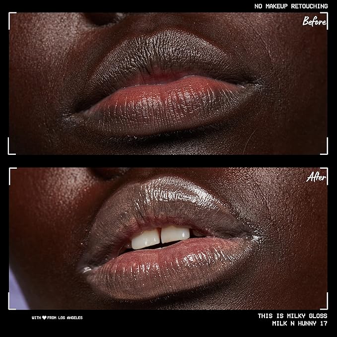 NYX PROFESSIONAL MAKEUP This Is Milky Gloss, Lip Gloss with 12 Hour Hydration, Vegan - Milk & Hunny (Honey Nude)