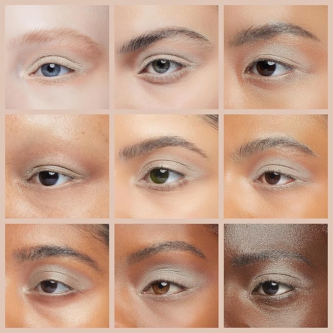 Shiny Warm Sand Beige Taupe Nude Natural Tone Satin Finish Pressed Powder Single Vegan Eyeshadow; Talc, Paraben & Cruelty Free