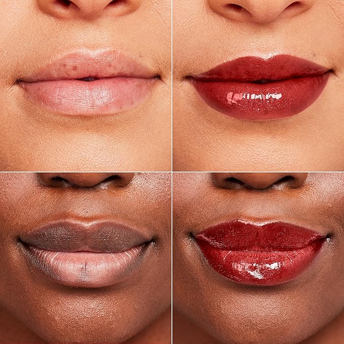 Rimmel London Stay Glossy, 440 Firecracker, Lip Gloss, Non-Sticky, Color and Shine, Up To 6-Hour Wear, Precise Applicator, 0.18oz